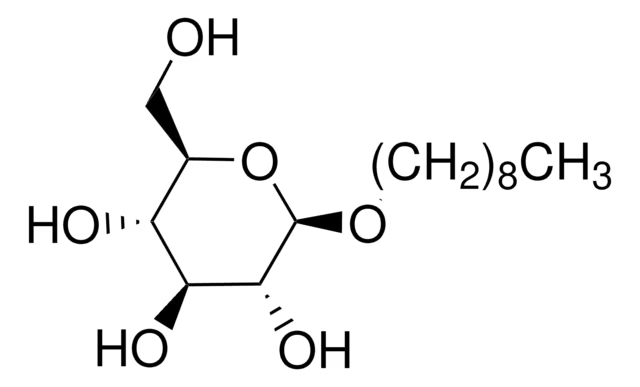 Nonyl beta-D-glucopyranoside structure, CAS 69984-73-2