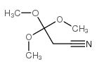 3,3,3-Trimethoxypropanenitrile structure, CAS 70138-31-7