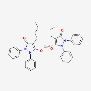 Phenylbutazone calcium structure, CAS 70145-60-7