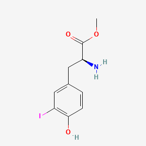 3-Iodo-L-tyrosine methyl ester structure, CAS 70277-02-0