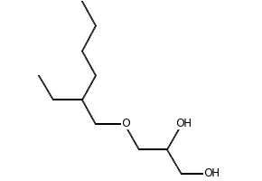 3-[2-(Ethylhexyl)oxyl]-1,2-propandiol structure, CAS 70445-33-9
