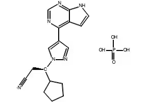 Ruxolitinib, Phosphate structure, CAS 1092939-17-7