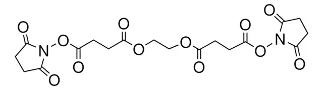 Ethylene glycol-bis(succinic acid N-hydroxysuccinimide ester) structure, CAS 70539-42-3
