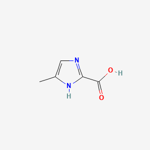 4-Methyl-1H-imidazole-2-carboxylic acid structure, CAS 70631-93-5