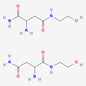 Poly-alpha,beta-(N-2-hydroxyethyl)-DL-aspartamide structure, CAS 70679-99-1