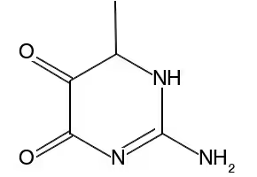 4-Amino-2-dimethylamino-6-hydroxy-5-nitrosopyrimidine structure, CAS 70700-44-6