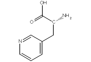 3-(3-Pyridyl)-D-alanine structure, CAS 70702-47-5