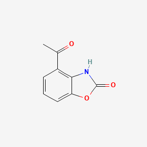 4-Acetyl-2-benzoxazolinone structure, CAS 70735-79-4