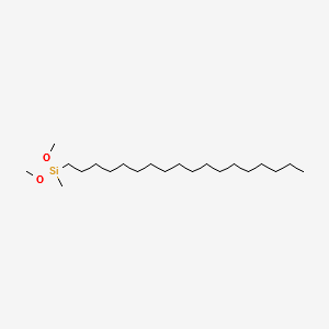 Dimethoxymethyloctadecylsilane structure, CAS 70851-50-2