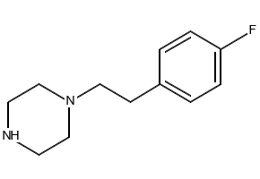 1-[2-(4-Fluorophenyl)ethyl]piperazine structure, CAS 70931-33-8