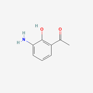 3-Amino-2-hydroxyacetophenone structure, CAS 70977-72-9