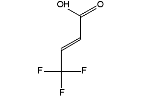 4,4,4-Trifluorocrotonic acid structure, CAS 71027-02-6