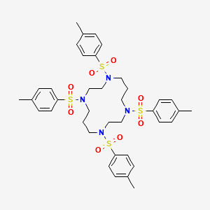 1,4,8,11-Tetrakis[(4-methylphenyl)sulfonyl]-1,4,8,11-tetraazacyclotetradecane structure, CAS 71089-74-2