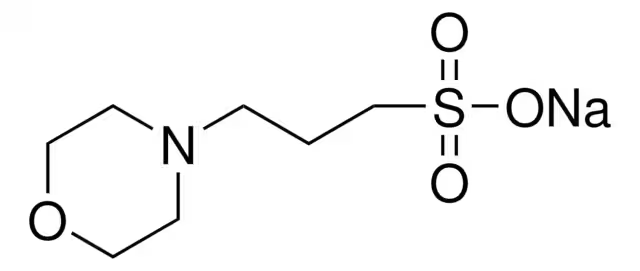 MOPS sodium salt structure, CAS 71119-22-7
