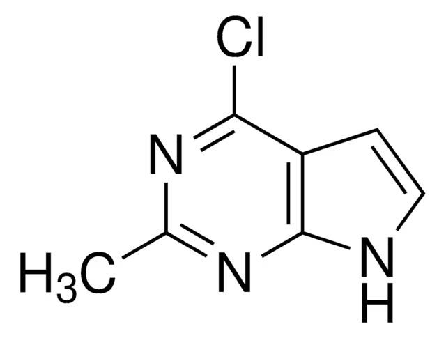 4-Chloro-2-methyl-1H-pyrrolo[2,3-d]pyrimidine structure, CAS 71149-52-5