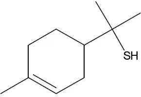 p-Menthene-8-thiol structure, CAS 71159-90-5