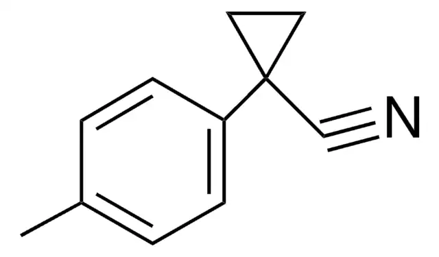 1-(4-Methylphenyl)-1-cyclopropanecarbonitrile structure, CAS 71172-78-6