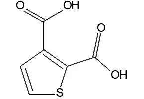 Thiophene-2,3-dicarboxylic acid structure, CAS 71189-23-6