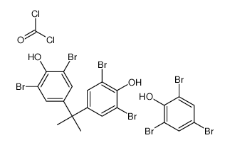 TBBPA carbonate oligomer BC58 structure, CAS 71342-77-3
