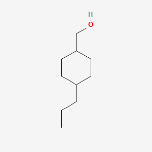 trans-4-Propylcyclohexanemethanol structure, CAS 71458-06-5