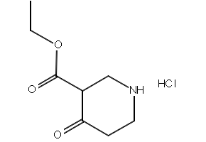 Methyl 4-oxo-3-piperidinecarboxylate hydrochloride structure, CAS 71486-53-8