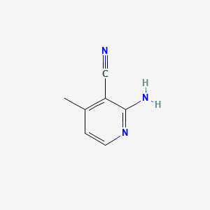2-Amino-3-cyano-4-methylpyridine structure, CAS 71493-76-0