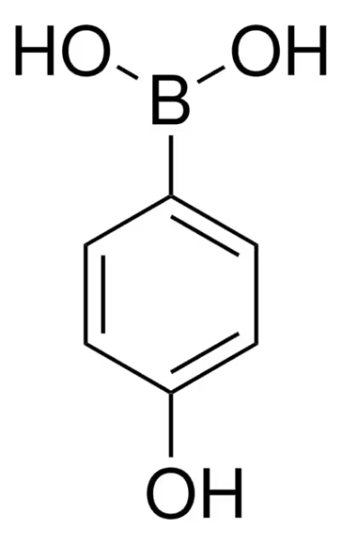 4-Hydroxyphenylboronic acid structure, CAS 71597-85-8
