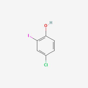 4-Chloro-2-iodophenol structure, CAS 71643-66-8