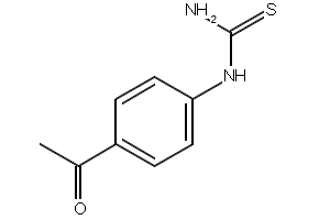 1-(4-Acetylphenyl)-2-thiourea structure, CAS 71680-92-7