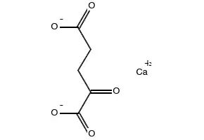 Calcium 2-oxoglutarate structure, CAS 71686-01-6
