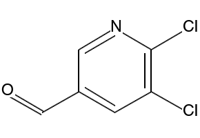5,6-Dichloropyridine-3-carbaldehyde structure, CAS 71690-05-6