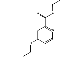 Ethyl 4-ethoxy-2-pyridinecarboxylate structure, CAS 71777-70-3