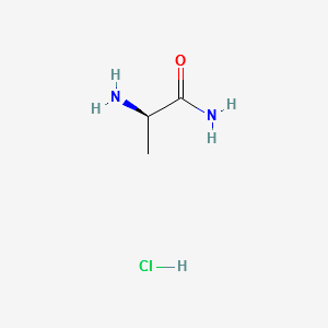(2R)-2-Aminopropanamide hydrochloride structure, CAS 71810-97-4