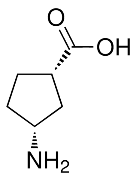 (1S,3R)-3-Aminocyclopentanecarboxylic acid structure, CAS 71830-07-4