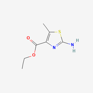 Methyl (2-amino-5-methyl-1,3-thiazol-4-yl)acetate structure, CAS 72054-60-5