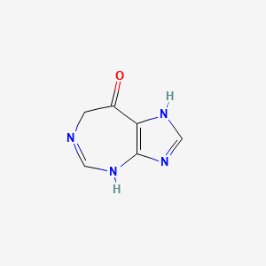4,7-Dihydroimidazole[4,5-d][1,3]diazepine-8(1H)-one structure, CAS 72079-77-7