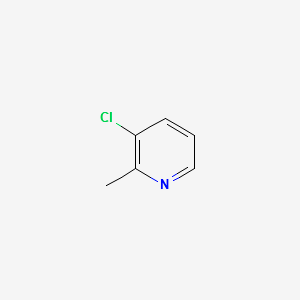 3-Chloro-2-methylpyridine structure, CAS 72093-03-9