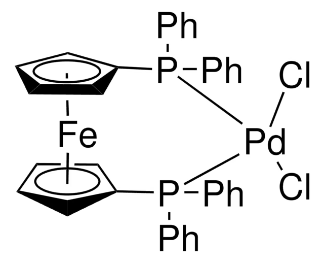 [1,1'-Bis(diphenylphosphino)ferrocene]dichloropalladium(II) structure, CAS 72287-26-4