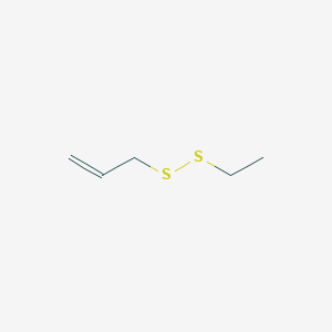 Ethyl allyl disulfide structure, CAS 72437-63-9