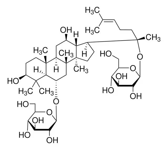 Ginsenosides structure, CAS 72480-62-7