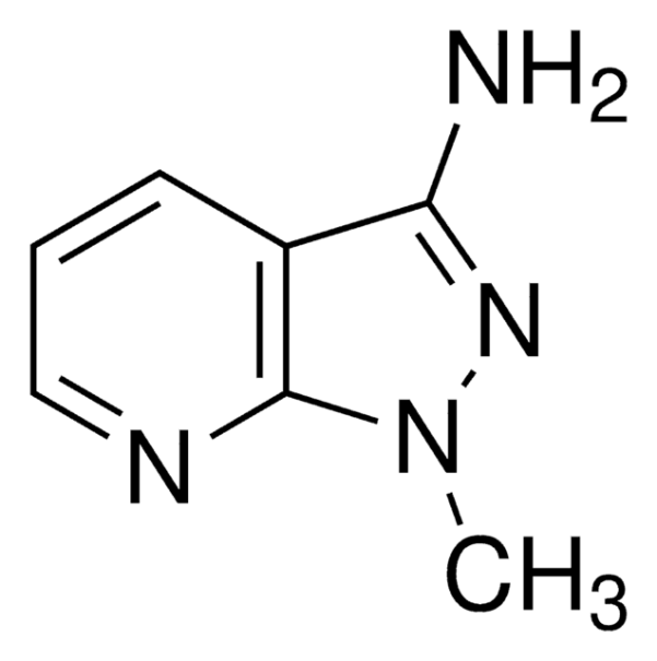 1-Methyl-1H-pyrazolo[3,4-b]pyridin-3-ylamine structure, CAS 72583-83-6