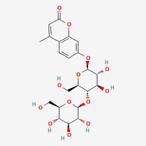 4-Methylumbelliferyl beta-D-cellobioside structure, CAS 72626-61-0