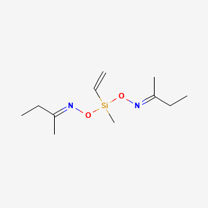 Vinylmethylbis(methylethylketoxime)silane structure, CAS 72721-10-9