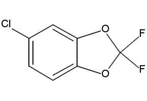 5-Chloro-2,2-difluoro-1,3-benzodioxole structure, CAS 72769-08-5