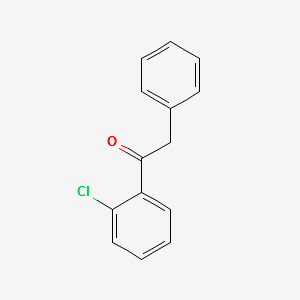 2-Chlorophenyl benzyl ketone structure, CAS 72867-72-2