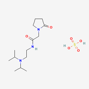 Pramiracetam sulfate structure, CAS 72869-16-0