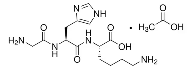 N2-(N-Glycyl-L-histidyl)-L-lysine monoacetate structure, CAS 72957-37-0