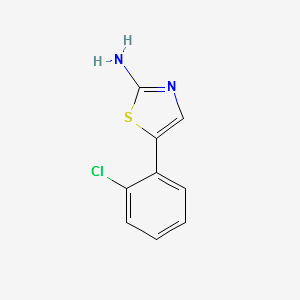 5-(2-Chlorophenyl)thiazol-2-amine structure, CAS 73040-63-8