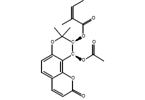 Praeruptorin A structure, CAS 73069-27-9