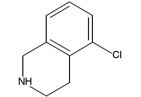 5-Chloro-1,2,3,4-tetrahydroisoquinoline structure, CAS 73075-43-1